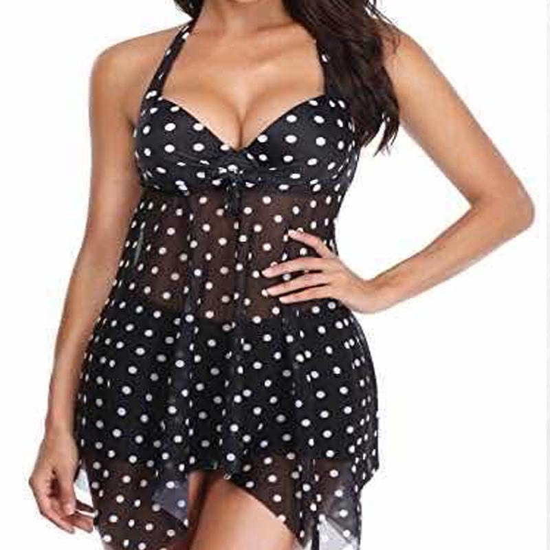 Damen Strandkleid mit floralem Design EB