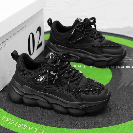 Damen Atmungsaktive Chunky Sneakers mit rutschfester Sohle EB