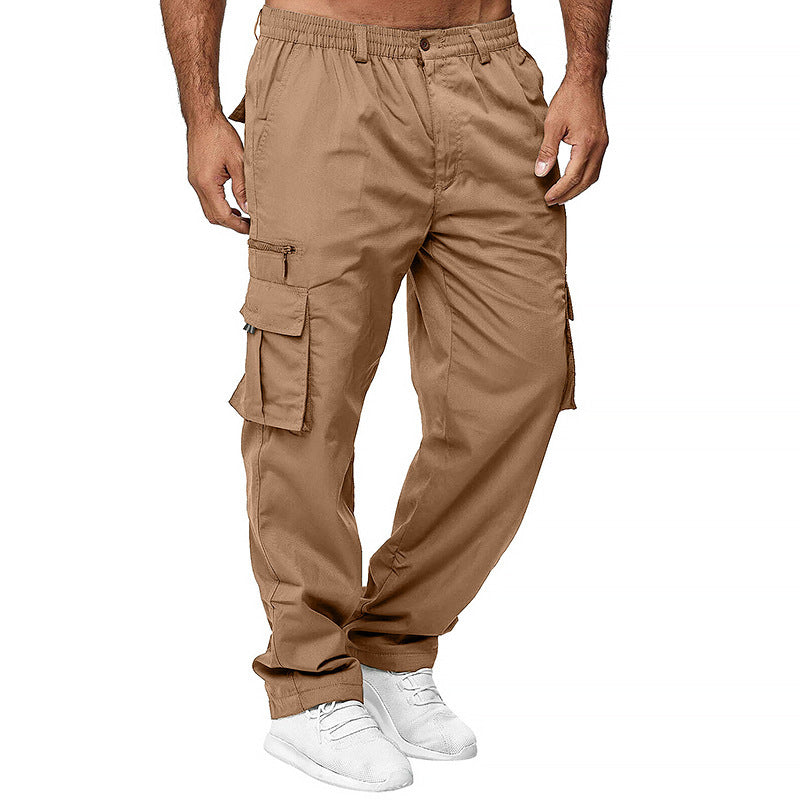 Herren Cargo-Hose mit elastischem Bund und praktischen Seitentaschen EB