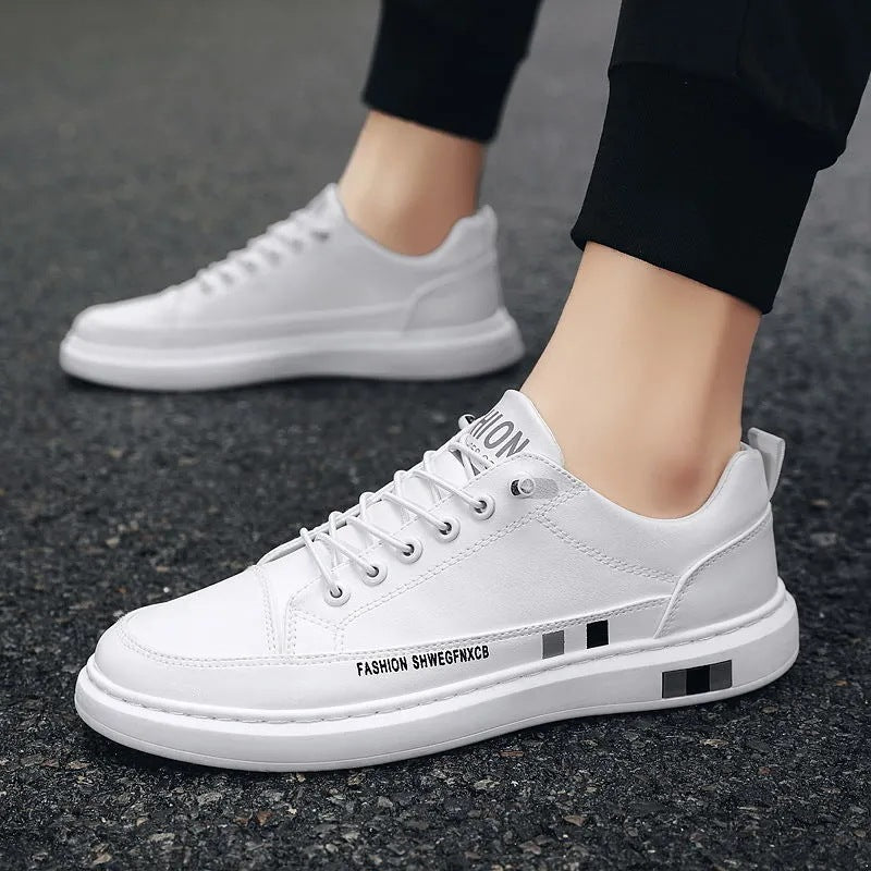 Damen Sportliche Sneaker aus hochwertigem Leder mit ergonomischer Dämpfung EB