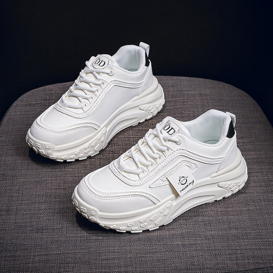 Damen Sportliche Sneaker mit stabiler Laufsohle und atmungsaktiver Oberflächenstruktur EB