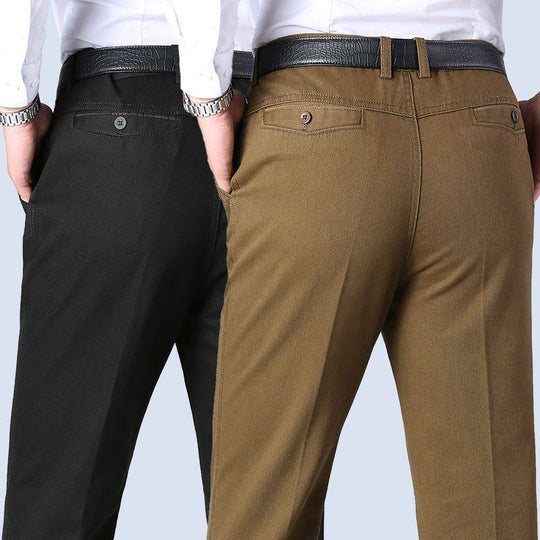 Herren Elegante Anzughose mit schmalem Schnitt und praktischen Taschen EB
