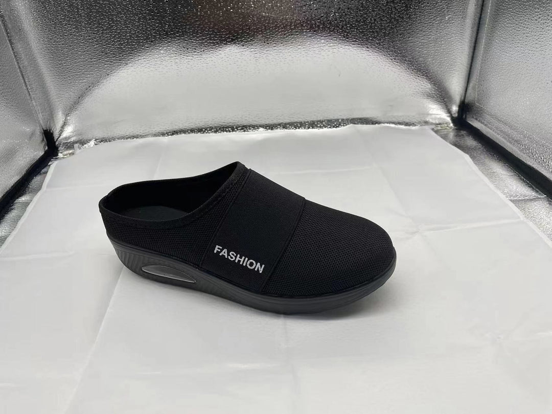 Damen Komfortable Luftpolster Clogs mit atmungsaktivem Obermaterial EB
