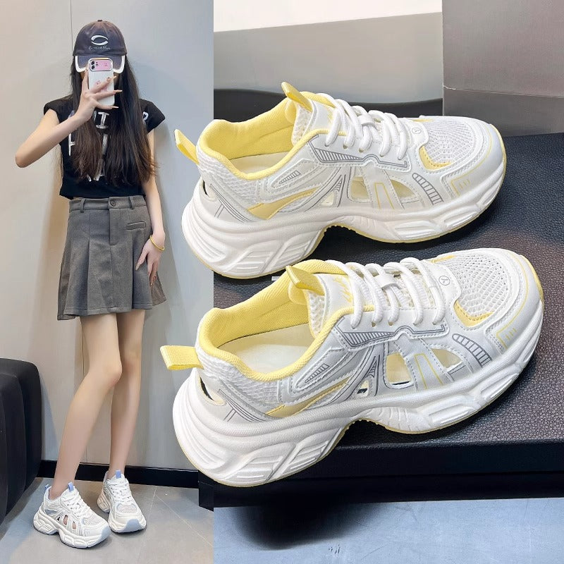 Damen Sportliche Trend Sneakers EB
