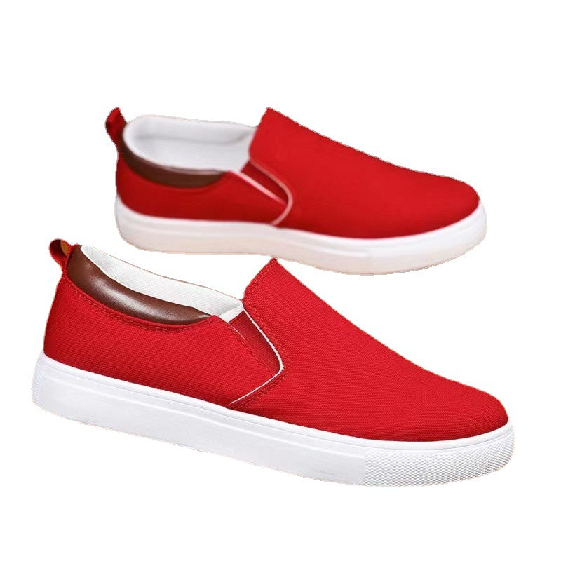 Herren nan Canvas-Slip-On Sneaker mit elastischen Einsätzen, gepolsterter Fersenmanschette und leichter EVA-Sohle EB