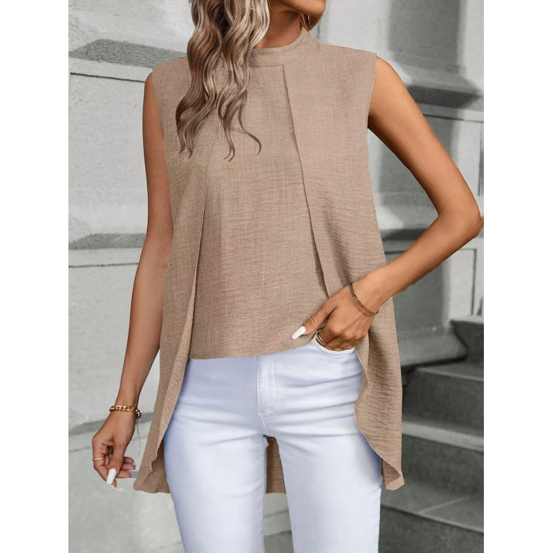Damen Elegantes Trägershirt mit fließendem Schnitt und lässigem Fall EB