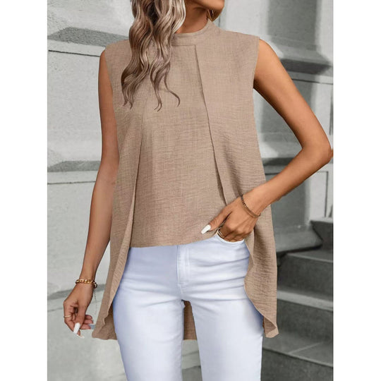 Damen Elegantes Trägershirt mit fließendem Schnitt und lässigem Fall EB