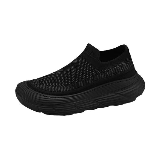 Damen Slip-On Sneakers mit elastischem Obermaterial und flexiblem Dämpfungssystem EB