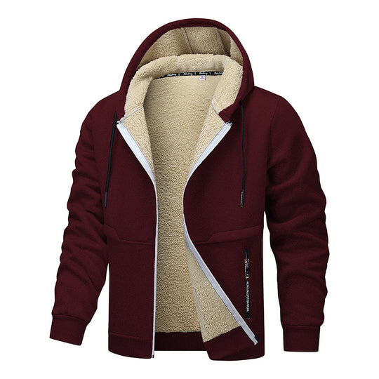 Herren warme Fleecejacke mit funktionalem Schnitt EB