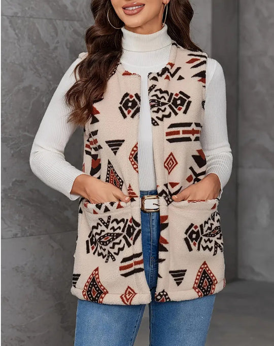Damen Weste mit modischem Ethno-Design EB
