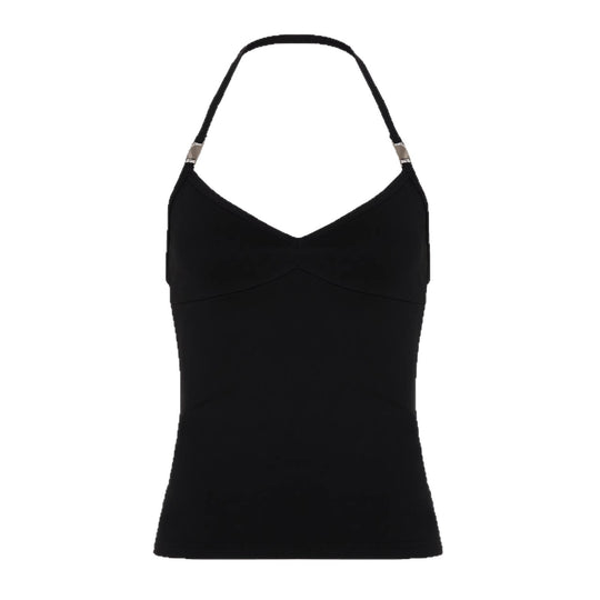 Damen Sportliches Spaghetti-Trägertop mit eleganten Akzenten EB