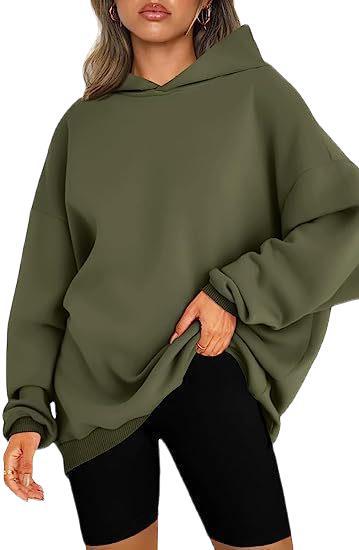 Damen Oversized Kapuzenpullover EB