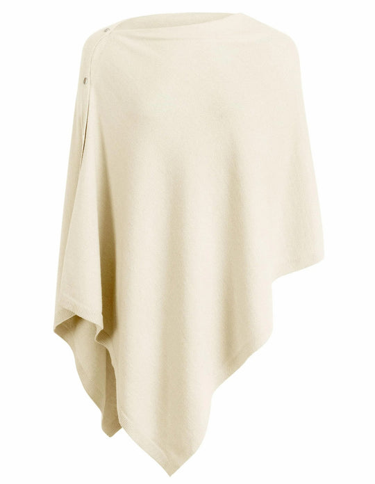 Damen vielseitiger Poncho aus hochwertiger Materialmischung EB