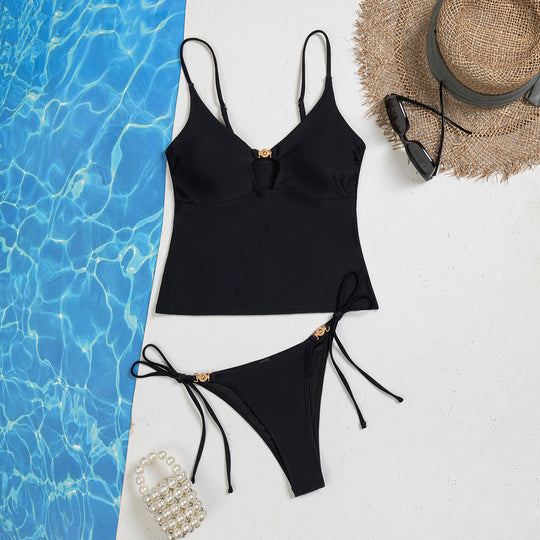 Damen Zweiteiliges Bade-Set mit modischem Cut-Out EB