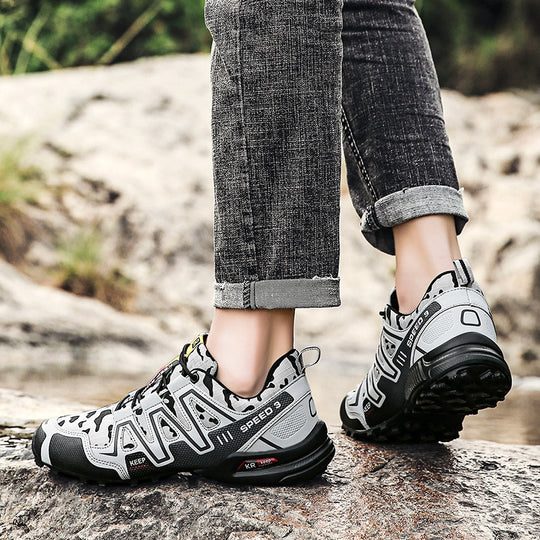 Herren Leichte Trail-Laufschuhe mit rutschfester Sohle und atmungsaktivem Obermaterial EB