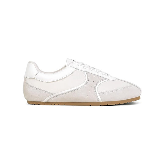 Damen sportliche Sneakers aus hochwertigem Wildleder und atmungsaktiver Mesh-Oberfläche EB