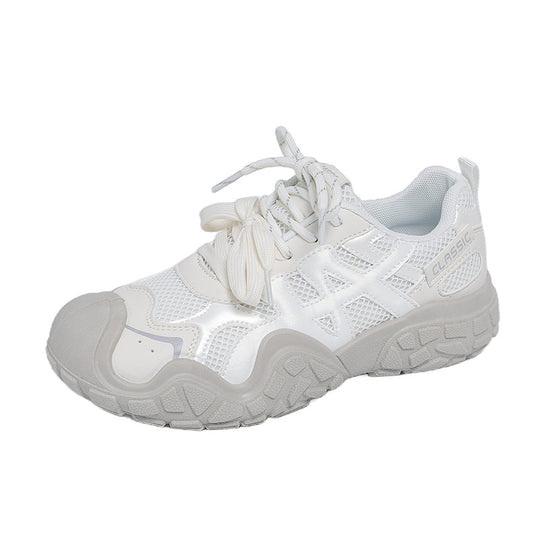Damen Sportliche Sneakers mit atmungsaktiver Mesh-Oberfläche und dämpfendem Profil EB