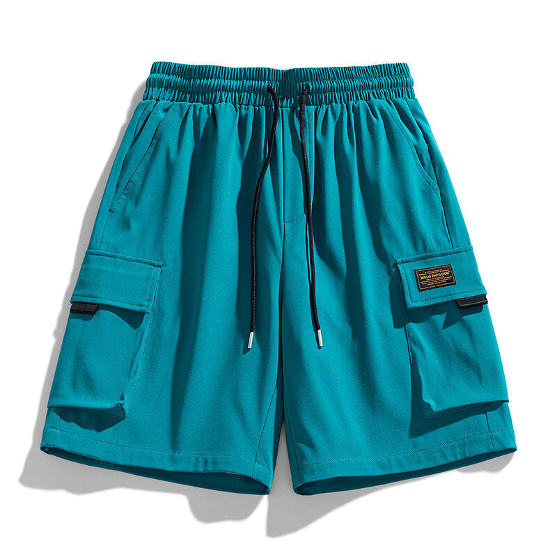 Herren Cargo-Shorts mit elastischem Bund und praktischen Taschen EB