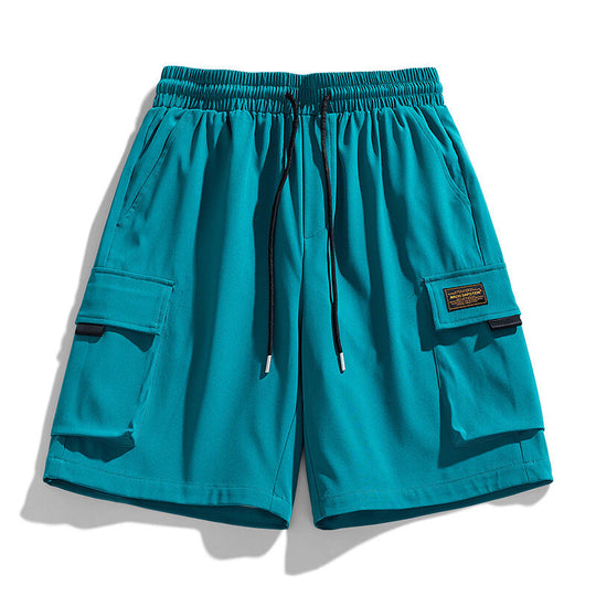 Herren Cargo-Shorts mit elastischem Bund und praktischen Taschen EB