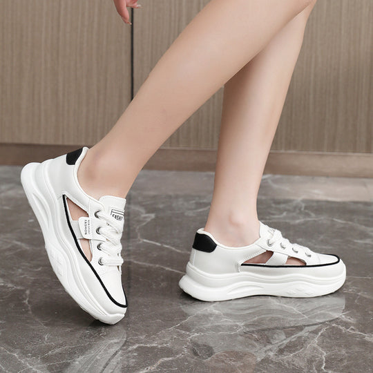 Damen Sportliche Sneakers mit dämpfendem Sohlenprofil und modischem Design EB