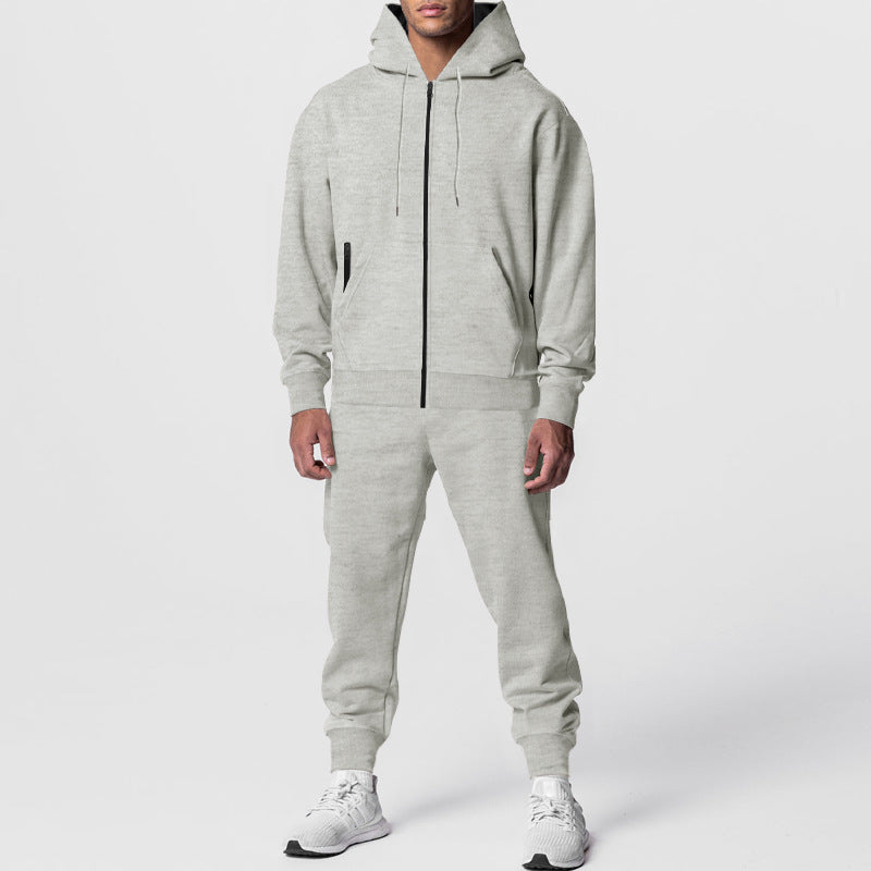 Herren sportliches Hoodie-Set mit atmungsaktiver Stofftechnologie EB