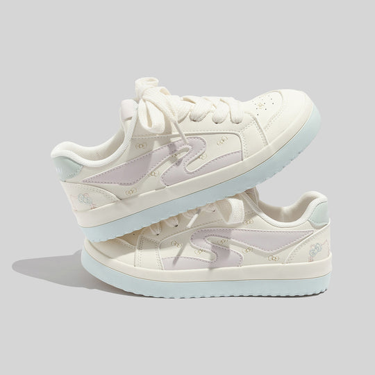 Damen Sneakers mit verspieltem Kirschmotiv und atmungsaktiver Oberfläche EB