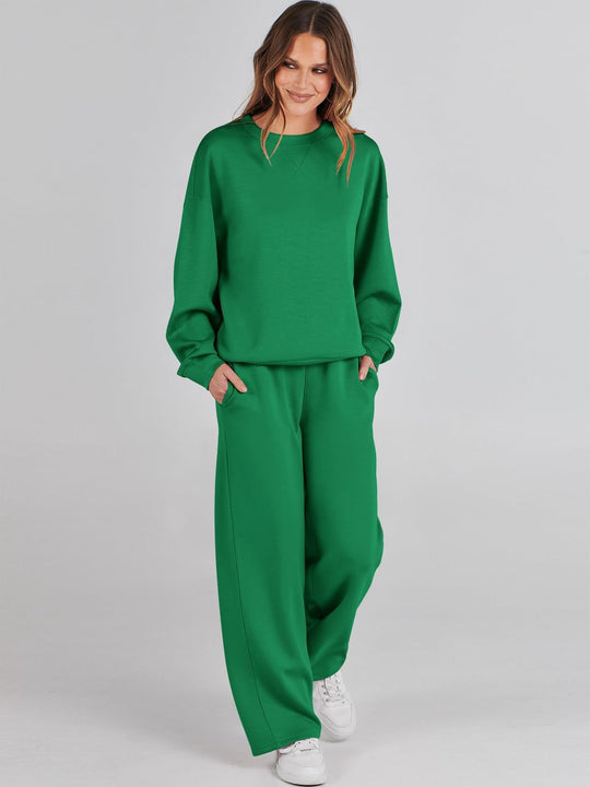 Damen entspannten Komfort Sweatset EB
