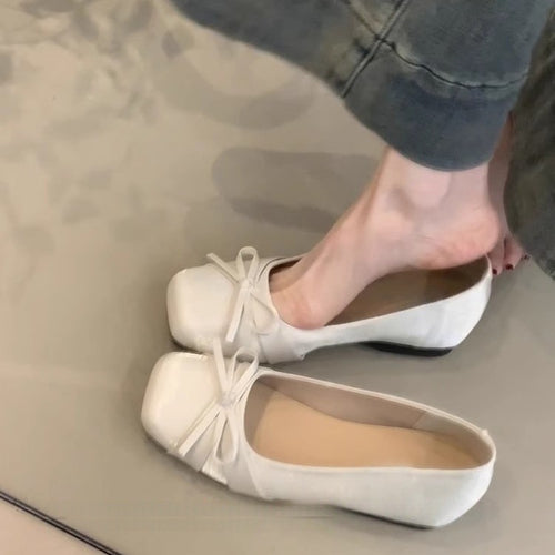 Damen Ballerinas mit dekorativem Schleifendetail und komfortablem Fußbett EB