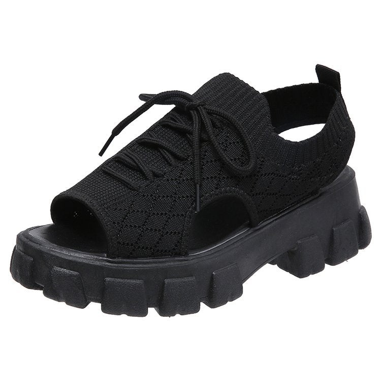 Damen Sportliche Sandalen mit atmungsaktivem Obermaterial und rutschfester Sohle EB