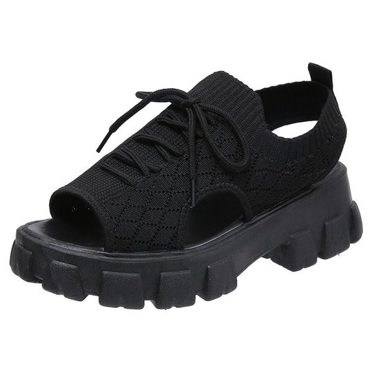 Damen Sportliche Sandalen mit atmungsaktivem Obermaterial und rutschfester Sohle EB