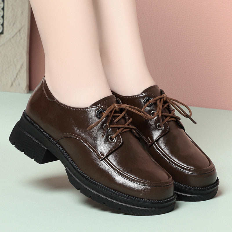 Damen Schnürschuhe mit robustem Profil EB