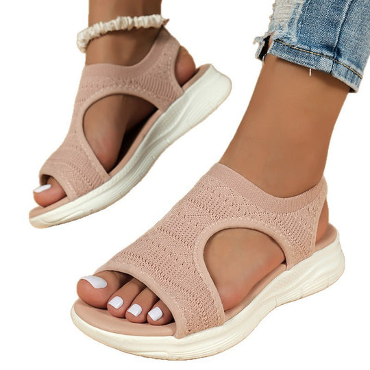 Damen Freizeit-Sandalen mit atmungsaktivem Obermaterial und rutschfester Sohle EB