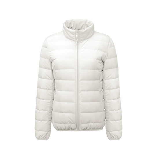 Damen Isolierte Steppjacke mit hohem Kragen und elastischen Bündchen EB