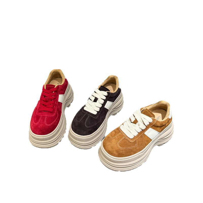 Damen Plattform-Sneaker mit komfortablem Fußbett und modischem Design EB
