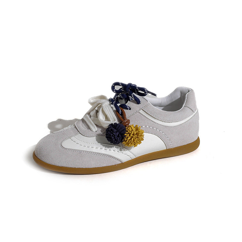 Damen Sneakers im modernen Design mit dekorativen Schnürsenkeln EB