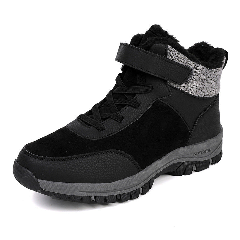 Damen Bequeme und warme Winterstiefel mit rutschfester Sohle EB