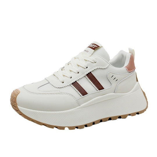 Damen Plattform Sneakers mit innovativen Trämpfen und rutschfester Laufsohle EB