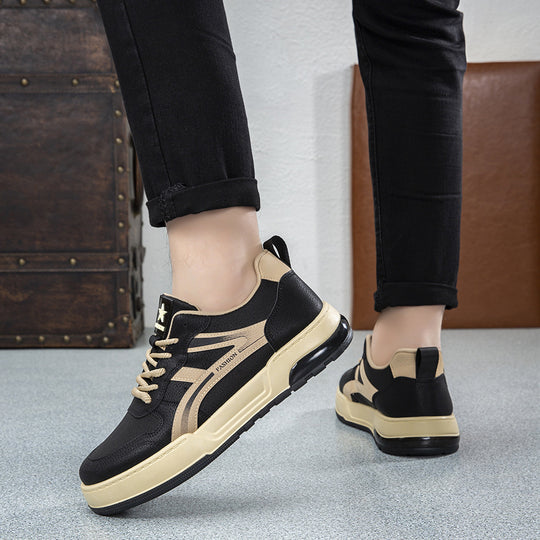Damen Sportliche Freizeitsneaker mit robustem Obermaterial und rutschfester Sohle EB