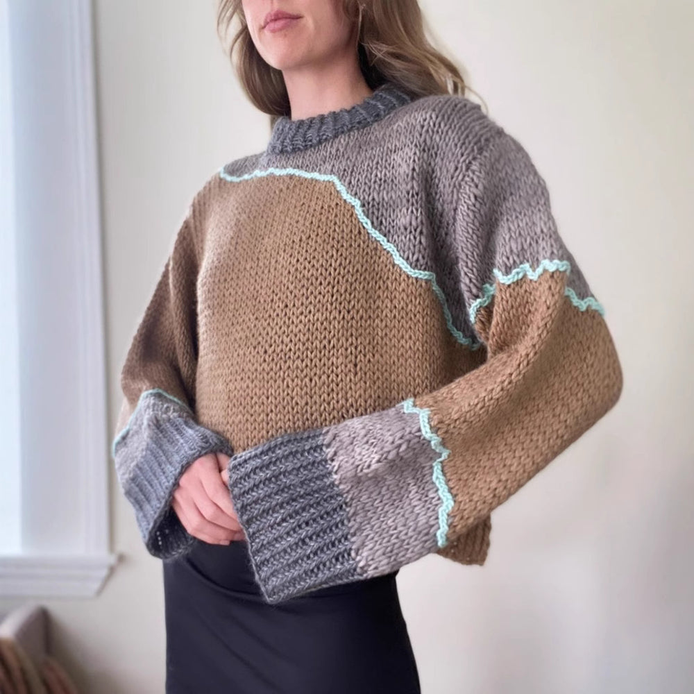 Damen Grobstrickpullover EB