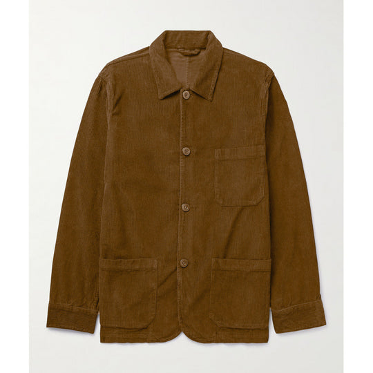 Damen lässige Cordjacke mit praktischen Taschen EB