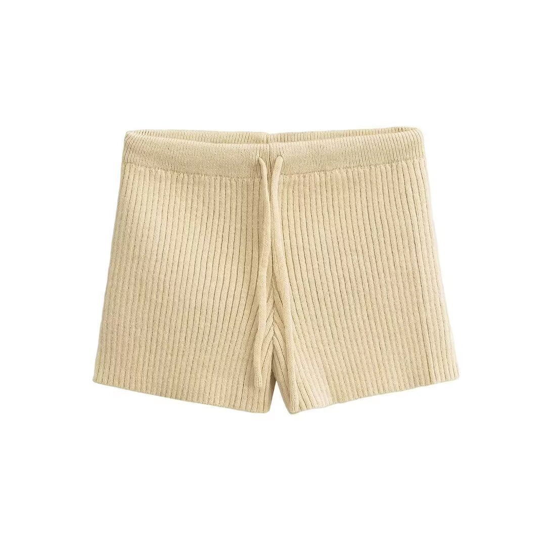 Damen Rippenstrick Shorts EB