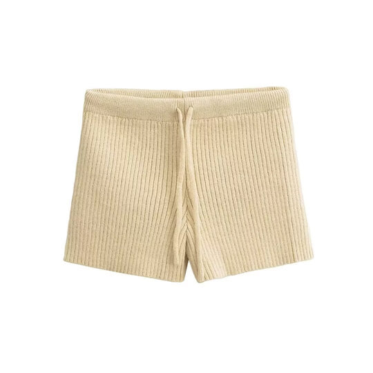 Damen Rippenstrick Shorts EB