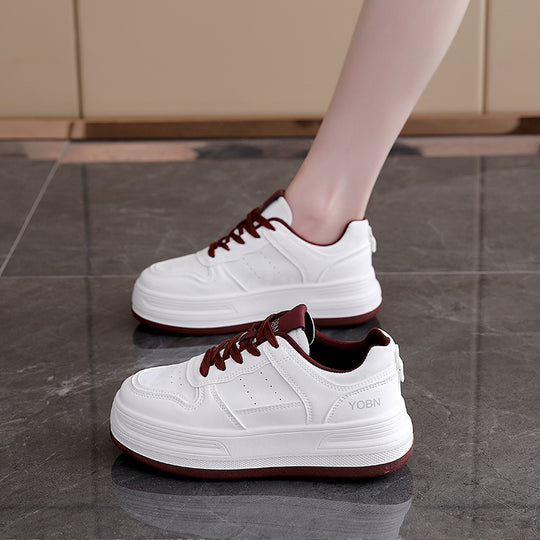Damen modische Sneakers mit dicker Dämpfung und atmungsaktiver Oberseite EB