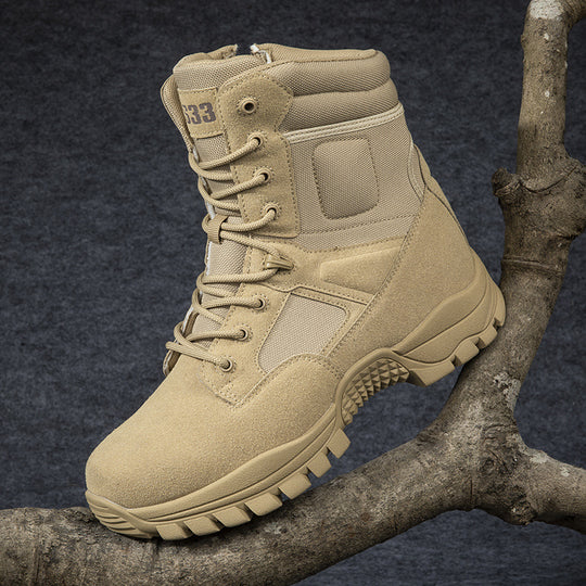 Herren taktische Stiefel mit hohem Knöchelschutz und rutschfester Sohle EB