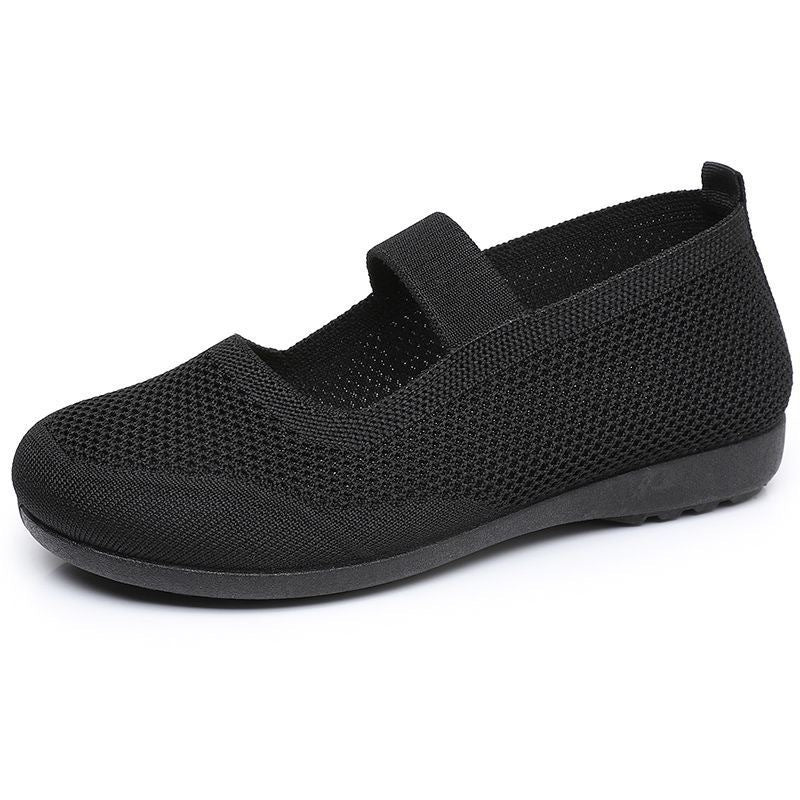 Damen Atmungsaktive Freizeitschuhe mit elastischem Riemen EB