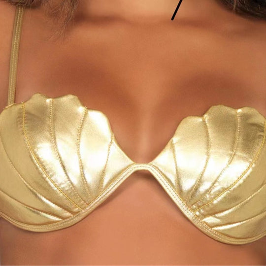 Damen Bikini Oberteil mit Muscheldesign EB