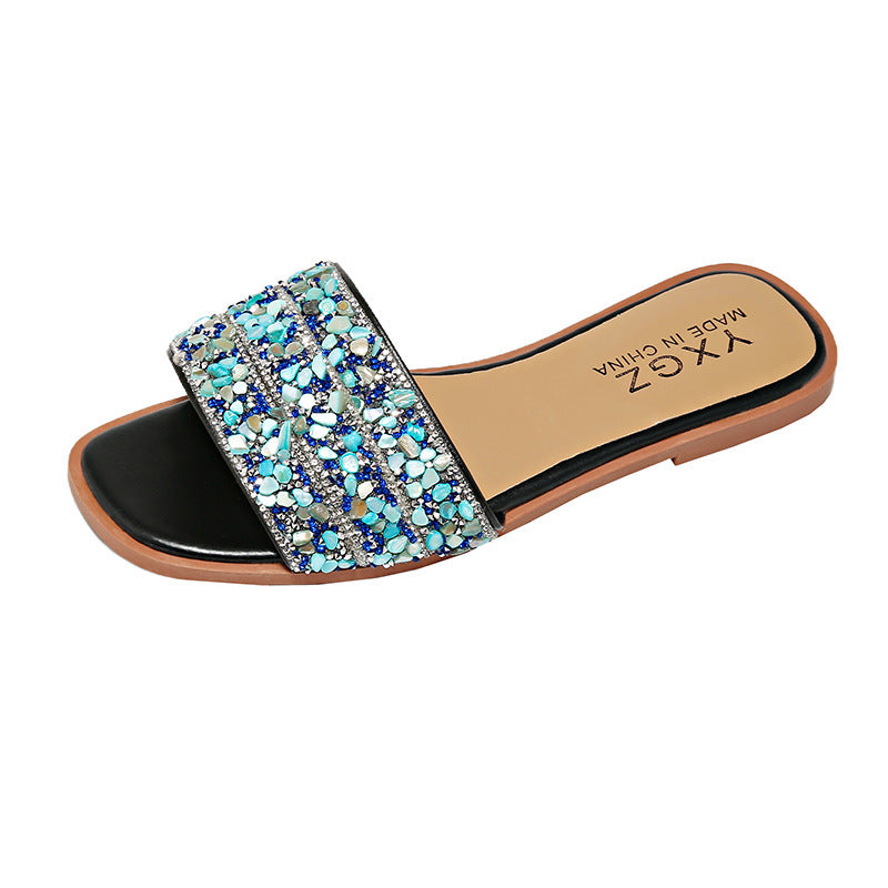 Damen Glitzernde und bequeme Slipper EB