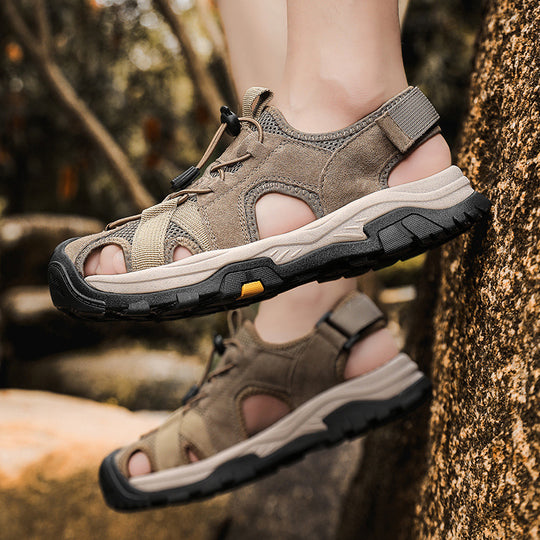 Damen Multifunktionale Outdoor-Sandalen mit rutschfester Sohle und verstellbarem Schnürsystem EB