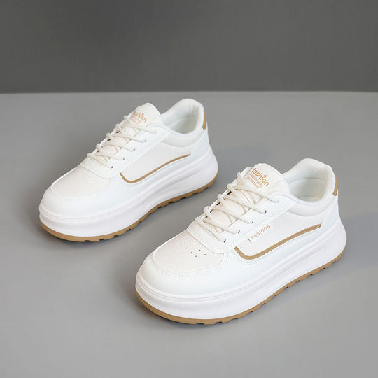 Damen modische Plateau-Sneaker mit bequemer Dämpfung und schickem Design EB