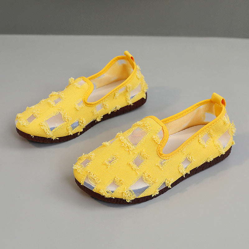 Damen Slip-On Hausschuhe mit atmungsaktiver Obermaterialstruktur und flexibler Sohle EB